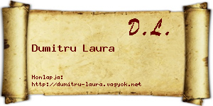 Dumitru Laura névjegykártya
